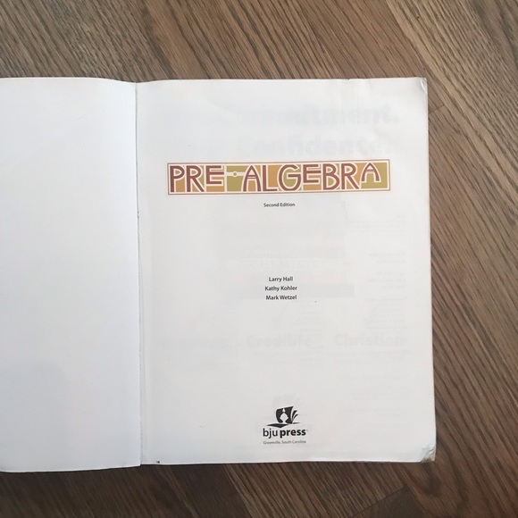 BJUPRESS pre-algebra math book edition 2 - Picture 4 of 6